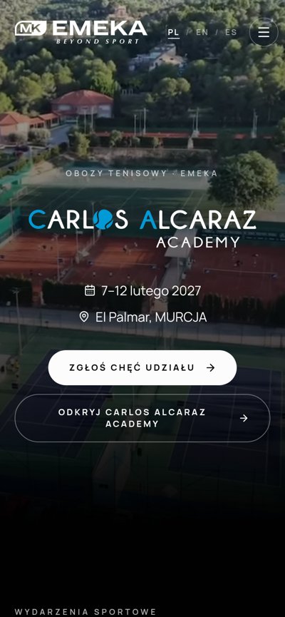 Strona EMEKA na telefonie